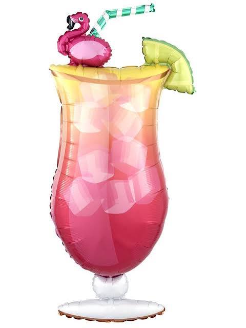 41” Anagram Supershape “Let’s Flamingle” Tropical Drink Foil Balloon