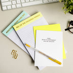 All of the Fucking Things - Lined Notepad, Funny Gift