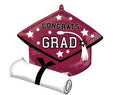 25” Anagram Supershape Cap and Diploma “Congrats GRAD” Foil Balloon