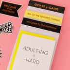 All of the Fucking Things - Lined Notepad, Funny Gift