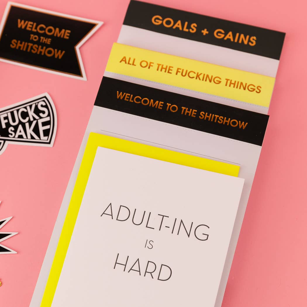 All of the Fucking Things - Lined Notepad, Funny Gift