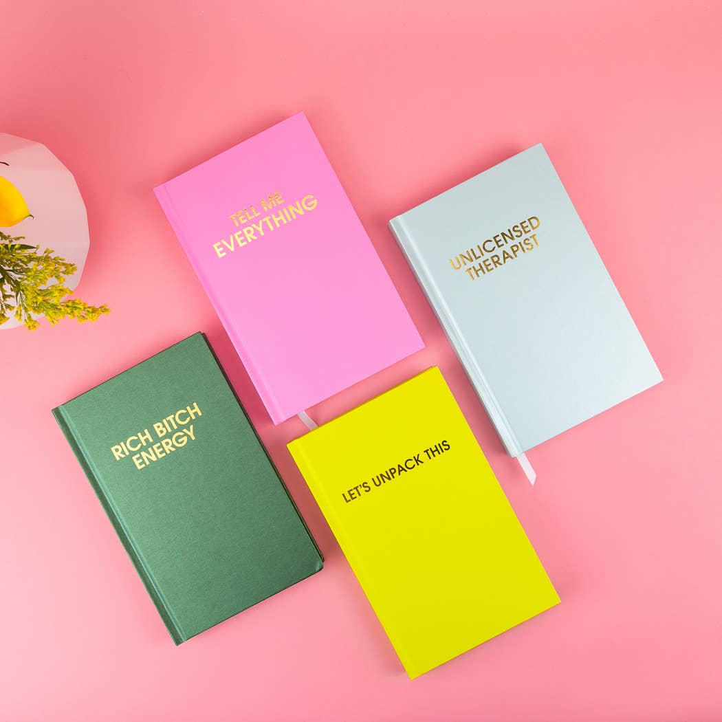 Rich Bitch Energy - Daily Journal, Manifesting Funny Gift