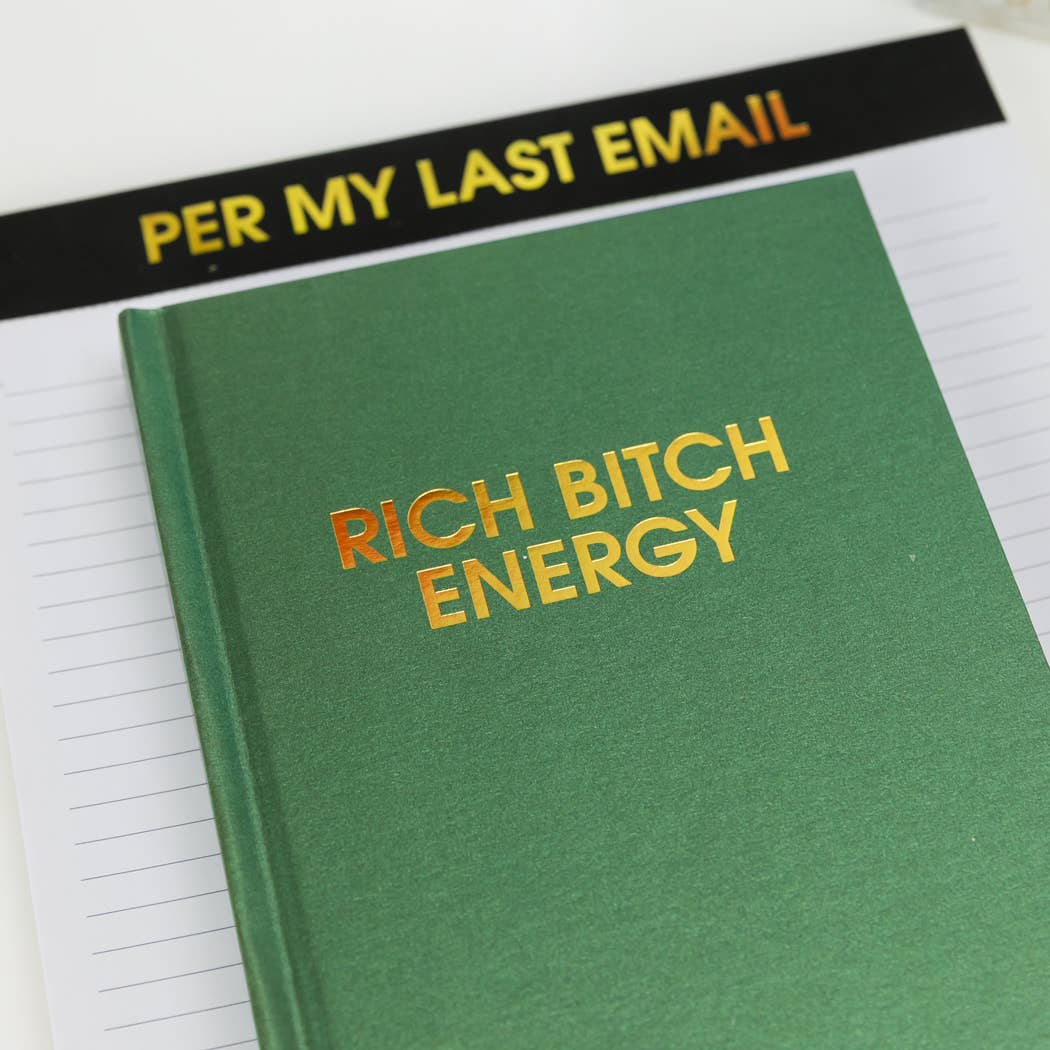 Rich Bitch Energy - Daily Journal, Manifesting Funny Gift