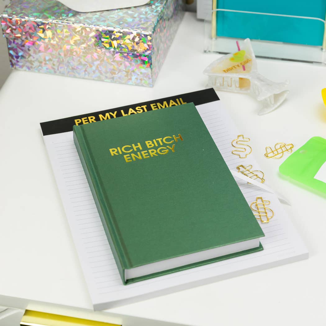 Rich Bitch Energy - Daily Journal, Manifesting Funny Gift