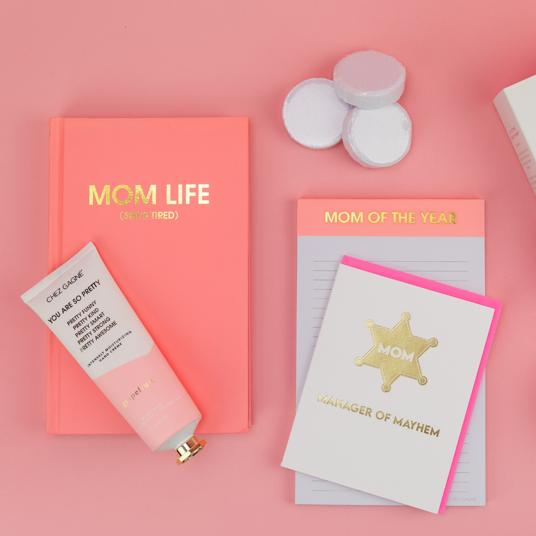 Mom Of The Year - Lined Notepad, To-Do List, Coral, Mom Gift