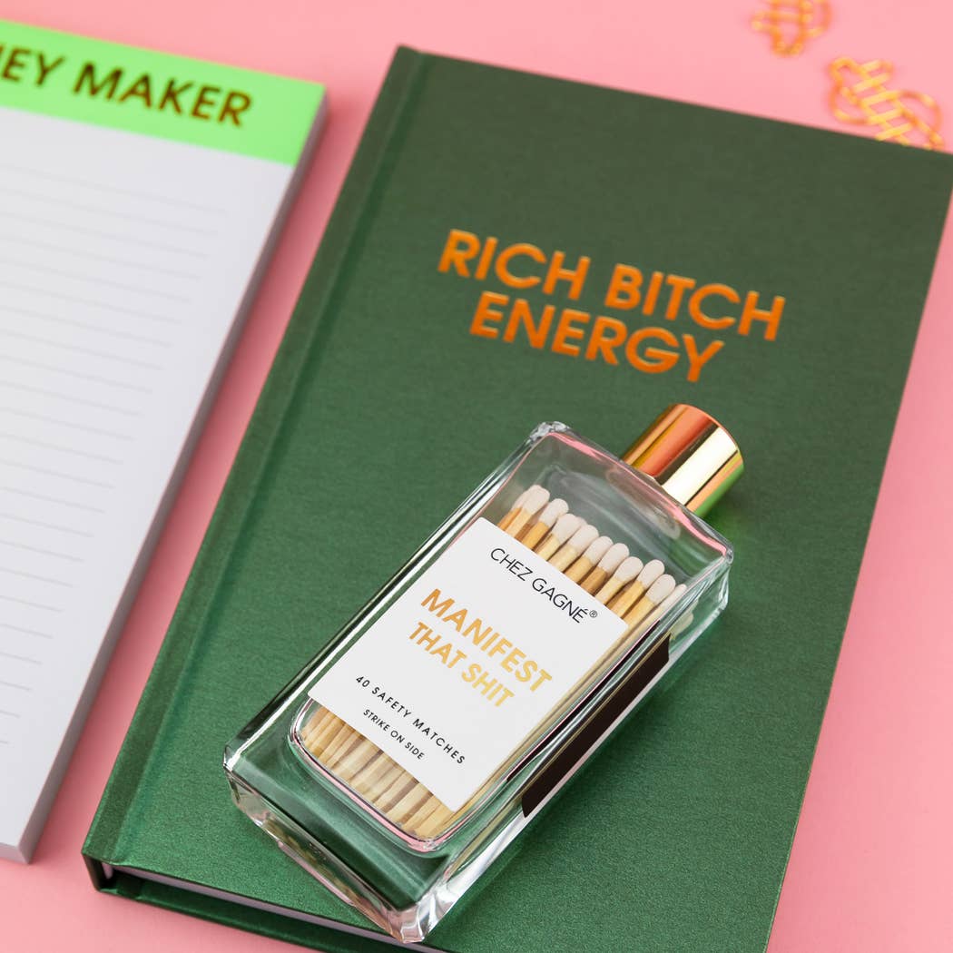 Rich Bitch Energy - Daily Journal, Manifesting Funny Gift