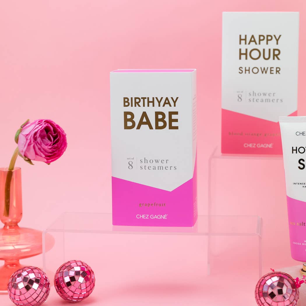 Birthyay Babe - Birthday Shower Steamers Gift, Grapefruit