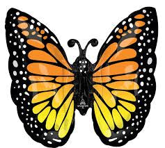 25” Anagram Supershape Monarch Butterfly Foil Balloon ￼