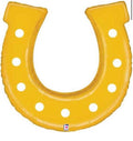 25” gold horse, shoe foil