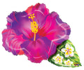 31” Betallic non-foil shape Hawaiian flower