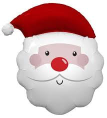 24” Tuftex Feelin Festive Claus Foil Balloon