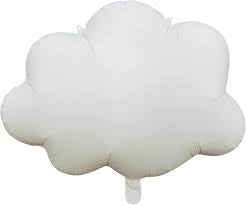 27” AiRise Matte Cream Cloud Foil Balloon