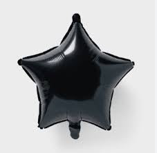 18” Brava Black Star Foil Balloon