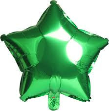 18” Brava Green Star Foil Balloon