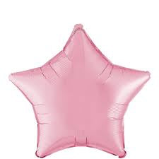18” Brava Pink Star Foil Balloon