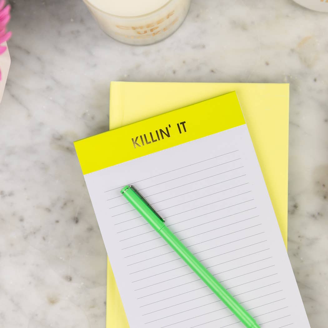 Killin' It - Lined Notepad, To-Do List, Funny Gift
