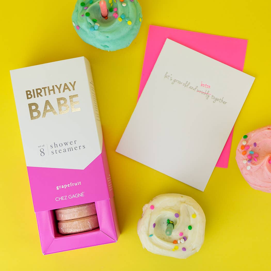 Birthyay Babe - Birthday Shower Steamers Gift, Grapefruit
