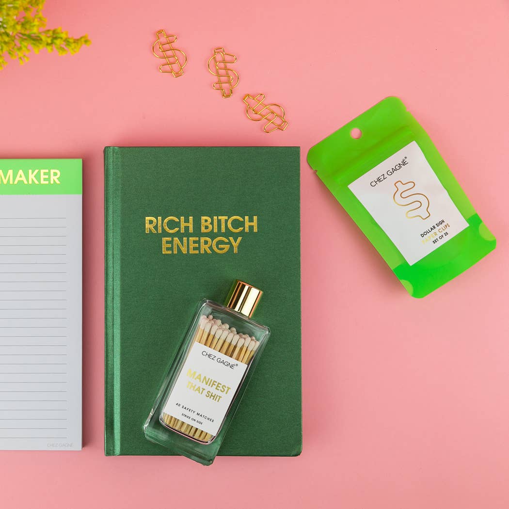 Rich Bitch Energy - Daily Journal, Manifesting Funny Gift