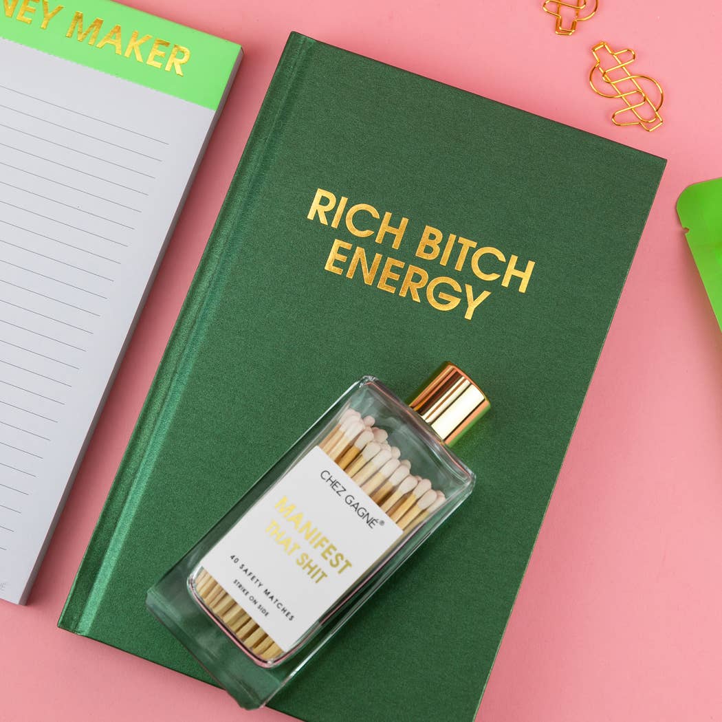 Rich Bitch Energy - Daily Journal, Manifesting Funny Gift