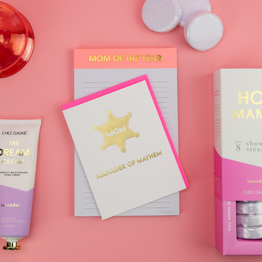 Mom Of The Year - Lined Notepad, To-Do List, Coral, Mom Gift