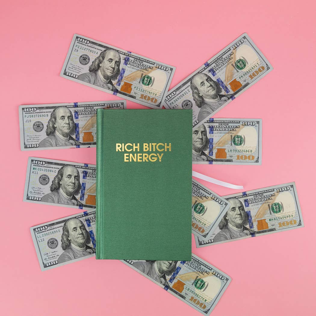 Rich Bitch Energy - Daily Journal, Manifesting Funny Gift