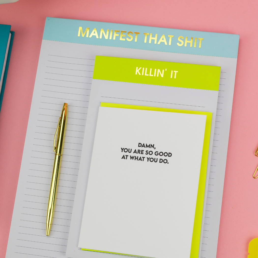 Killin' It - Lined Notepad, To-Do List, Funny Gift